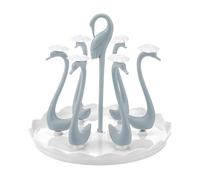 Gacqpli Scorri Biberon - Organizzatore Bicchieri a Cigno,Scolapiatti Decorativo per Pulizia Viaggio Sopralavello Organizzazione Tavolo Cucina