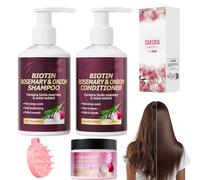 Gacqpli Set di shampoo e balsamo per capelli nutrienti - Shampoo e balsamo per capelli danneggiati, per uomini per il salone, la routine mattutina e la cura dopo il trattamento del colore