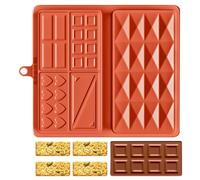 Gacqpli Stampo Per Barrette Di Cioccolato | In Silicone Per La Realizzazione Di Cioccolato | Stampo Per Dolci | Utensili Per Cottura Per Pasticceria Casa Fattoria Caffè Ristorante Panificio Hotel