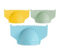 Gacqpli Strumento Per Cuciture E Bloccaggio Bordi | Attrezzo per Maglieria a Bordo da 3/4 mm con Guida per Pollice | Regolo in Silicone con Guida Pollice 3 Pezzi Strumento Misura