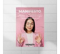Gadaleta Digital Industries - n. 10 pz Manifesti 100x140 cm personalizzato per affissioni pubblicitarie - stampa a colori su carta blue Back - Consegna Veloce