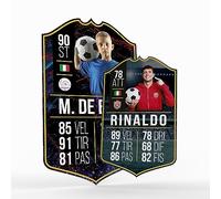 GADALETA DIGITAL INDUSTRIES SPORT CARD OLD FOOTBALL - Quadro Vintage Personalizzato in PVC Sagomato - Formati e Colori Vari - Idea Regalo di Compleanno per Collezionisti e Amanti del Calcio d’Epoca