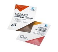 Gadaleta Digital Industries - Volantini Pubblicitari Personalizzati - Flyer Professionali in Carta Patinata 115g - Stampa Fronte/Retro - Ideali per Eventi e Promozioni - Formato A5 (150 x 210 mm)