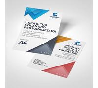 Gadaleta Digital Industries - Volantini Pubblicitari Personalizzati - Flyer Professionali in Carta Patinata 115g - Stampa Fronte/Retro - Ideali per Eventi e Promozioni - Formato A4 (210 x 297 mm)