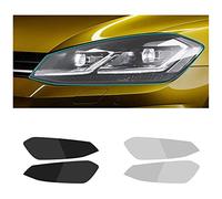 GADEED Pellicola Protettiva per fari Auto,per VW Golf 7 7.5 Mk7 2019 2020 2Pcs TPU Car Goods Pellicola Faro Nera Accessori Adesivi protettivi AntiGraffio - Originale pretagliato