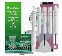 GadFull Batteria ad Alta Capacità compatibile con iPhone 13 Pro | 2025 Data di produzione | incl. Set di riparazione manuale & Kit strumenti Profi | Nuova Batteria Cellulare Extra