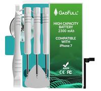 GadFull Batteria ad Alta Capacità compatibile con iPhone 7 | 2025 Data di produzione | incl. Set di riparazione manuale & Kit strumenti Profi | Nuova Batteria Cellulare Extra