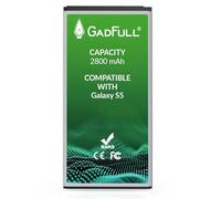 GadFull Batteria compatibile con Samsung Galaxy S5 | 2025 Data di produzione | Corrisponde al EB-BG900BBE EB-BG900 originale | Compatibile con Galaxy S5 SM-G900F