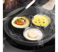 Gadget da cucina per cuocere le uova, cuociuova a vapore, antiaderente per