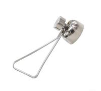 Gadget da cucina per uova sode Quick Shell Rimuovi | 18 mm per foro di precisione, meccanismo di crepa pulito, struttura in acciaio inossidabile, adatto per uova standard