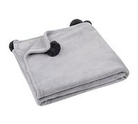 Gadget et Bazar - Coperta morbida 130 x 160 cm, colore: Grigio