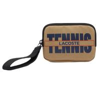 Gadget Lacoste Neocroc Tennis Print Zipped Billfold - Beige