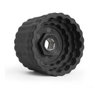 Gadget multifunzione per la rimozione del movimento centrale della bicicletta per Bbr60 Bb-9100 Fsa 386 44 mm Press-fit Cups - 16 denti Abs Blueprint con inserto esagonale M10 compatto 68 x 68 x 38 mm