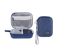 Gadget Organizer Case per GL-AXT1800/ MT1300/ SFT1200/ E750, caricabatterie, cavi e accessori, custodia robusta e durevole, borsa EVA per il trasporto a mano, antiurto, resistente all'acqua (Blue)