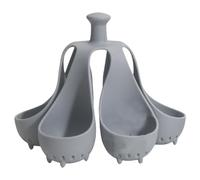 Gadget per bollire le uova in silicone, cuoce 4 6 uova alla volta, cuociuova in silicone, portauova in silicone, porta uova sode, produce uova sode dure, resistente alle alte temperature