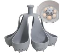 Gadget Per Bollire Uova In Silicone, Cuoce 4/6 Uova Alla Volta, Porta Uova Sode, Portauova Da Cucina, Tazze Per Bracconiere, Gadget Da Cucina Per Cuocere Uova Sode