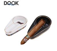 Gadget per sigari Posacenere per sigari domestico Portasigari in ceramica portatile Posacenere per sigarette per tabacco