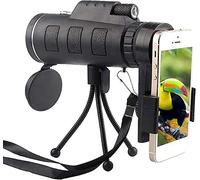 gadget per uomini, Telescopio monoculare for adulti 40x60 Lente ottica HD con adattatore for smartphone Treppiede for birdwatching