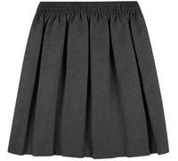 Gadgets Mafia Gonna per uniforme scolastica, per ragazze per il rientro a scuola, scatola pieghettata, rotonda, elasticizzata in vita, età 2-16 anni, Grigio, 2-3 Anni