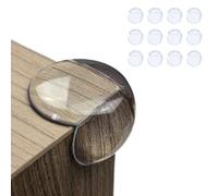 GADGETTO Paraspigoli per bambini - 12 pezzi con adesivo extra 3M trasparente - Protezione per angoli e bordi rotondi per diversi mobili - Sicurezza per la casa