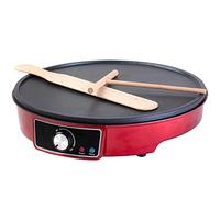 Gadgy Crepiera Elettrica | 1000 Watt | Piastra per Crepes | Macchina Pancake | Padella Crepes | Creperia | Pancake Maker | Padella per Piadina | Spatola Crepes Inclusi | Temperatura Regolabile