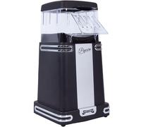 Gadgy Macchina Popcorn l Preparazione Salutare, Senza Olio o Grassi l Macchina Pop Corn con Misurino e Coperchio Superiore Rimovibile (Nero)