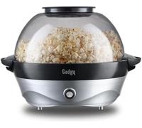 Gadgy Macchina per Popcorn - Popcorn Maker Elettrico 800W con Piastra Antiaderente & Mescolatore - 5L Popcorniera per Casa, Feste & Serate Cinema - Compatibile con Burro, Zucchero & Spezie