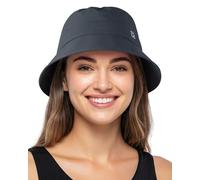 GADIEMKENSD Cappello Antipioggia Impermeabile ad Asciugatura Rapida da Donna, Cappello da Pesca Protettivo per Il Sole da Uomo, Bucket Hat Leggero, Cappello per Escursionismo Campeggio, Grigio Scuro