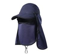 GADIEMKENSD Cappello da Pesca Estivo Escursionismo Giungla Montagna Sole Cappellino da Baseball a Rapida Asciugatura Copertura Viso e Collo con Aletta Impermeabile Cappellini Traspiranti Blu Navy