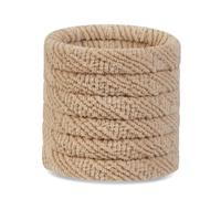 GADIEMKENSD Elastici per Capelli per Donne Senza Danno Fasce di Gomma alla Moda per Capelli Spessi Porta-Coda Morbidi Accessori per Palestra Fascie per Sport di Pallavolo 6 pezzi, Khaki