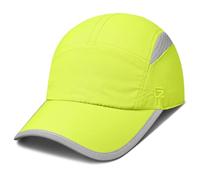 GADIEMKENSD Hats Baseball Cap UPF 50+ Sun Quick Dry Lightweight Breathable Reflective Trucker Hat Outdoor Hiking Fishing Run Golf Sports Dad Mesh Running Hats Ponytail for Women, Fluorescent Green M/L