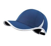 GADIEMKENSD Performance Running Hats Mens Stretchy Quick Dry Baseball cap with Cooling Breathable Mesh UPF 50+ Trucker Dad Hat for Golf Hiking Tennis Workout Gym Outdoor Sports Dark Blue