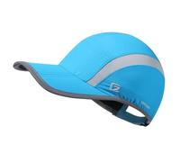 GADIEMKENSD Quick Dry Sports Hat Lightweight Breathable Soft Outdoor Run cap (Folding Series, Sky Blue)