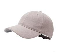 GADIEMKENSD Winter Baseball Caps Wool Dad Hat Warm Trucker Hats Work cap Workout Thick for Mens Womens Unstructured, Khaki Gray M