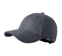 GADIEMKENSD Winter Baseball Caps Wool Dad Hat Warm Trucker Hats Work cap Workout Thick for Mens Womens Clothing Sport Novelty The Dem En Apparel Fabric Men Woolen Unstructured, Deep Gray M