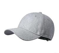 GADIEMKENSD Winter Baseball Caps Wool Dad Hat Warm Trucker Hats Work cap Workout Thick for Mens Womens Clothing Sport Novelty The Dem En Apparel Fabric Men Woolen Unstructured, Light Gray L