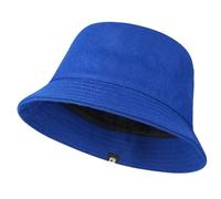 GADIEMKENSD Winter Bucket Hat Premium Wool Packable Plain Colors Warm Soft Felt Wool Bucket Hats for Women Men Unisex Casual Outdoor Hiking Fisherman cap Blue L