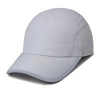 GADIEMKENSD Womens Hats Baseball cap UPF 50+ Sun Quick Dry Lightweight Breathable Reflective Trucker Hat Outdoor Hiking Fishing Run Golf Sports Dad Mesh Running Hats Ponytail for Women Light Gray M/L