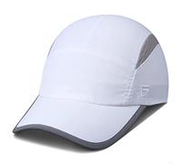 GADIEMKENSD Womens Hats Baseball Cap UPF 50+ Sun Quick Dry Lightweight Breathable Reflective Trucker Hat Outdoor Hiking Fishing Run Golf Sports A Dad Mesh Hats Running Hat Ponytail for Women White M/L