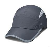 GADIEMKENSD Womens Hats Baseball Cap UPF 50+ Sun Quick Dry Lightweight Breathable Reflective Trucker Hat Outdoor Hiking Fishing Run Golf Sports A Mesh Hats Running Hat Ponytail for Women Dark Gray M/L