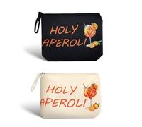 GADITIEK 2 pieces Aperol Spritz Gift Set - Cosmetic Bag, Aperol Birthday Gift for Men & Women, Cocktail Lovers & Work Colleagues, Rituals Gift with Personalized Design