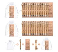 GADITIEK 30 set di penne portafortuna per colleghi, regali di ringraziamento, regalo di addio colleghi, piccoli regali per colleghi, regalo per colleghi di lavoro