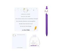 GADITIEK Fata dei denti regali per ragazze e ragazzi - Fata dei denti felice set regalo con penna e blocco note per il dente (viola)