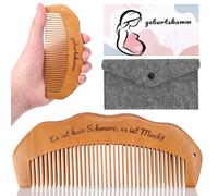 GADITIEK Pettine per nascita, legno, regalo incinta, alleviare ansia, sollievo dolore naturale, stress incinta