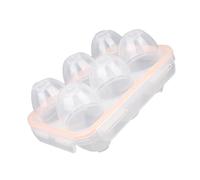 Gadpiparty 1 Pc scatola di protezione delle uova portauova impilabili coperti egg holder for refrigerator egg box piatto per la conservazione delle uova piatto di uova pp Orange