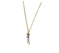 Gadpiparty 1 Pz. Collana Di Coppia Fascino Pendente Di Moda Nome Collane Collana Di San Gioielli Testimoni D'amore Collana Da Donna Collana Dell'amante Ottone Black