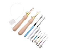 Gadpiparty 1 Set Ago Magico per Ricamo e Cucito Kit Completo per Punch Needle Legno per Progetti DIY
