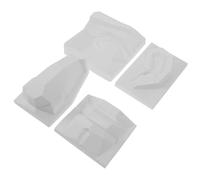 Gadpiparty 1 Set Assistenza didattica a Cinque Caratteri Scultura dei Tratti del Viso Caratteristiche facciale Statua di Pratica dello Schizzo Arredamento della Camera da Letto Malta Bianca