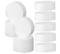 Gadpiparty 1 Set Cilindro di Schiuma Artigianale di Schiuma Rotondi di Schiuma Circolari Grandi Creazione di Piani per Torte in Schiuma Linguette Ad Alta Densità 18 Pollici