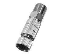 Gadpiparty 1 Set Connettore Aerografo Regolabile Sgancio Rapido Dell'aerografo Raffusto di Aerografo Kit Connettore Aerografo Adattatore per Aerografo Accoppiatore Aerografo Metallo Silver